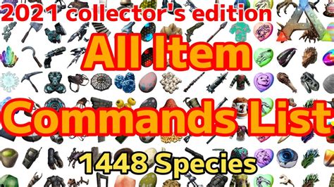 Ark Commands List (All 219 Commands) .